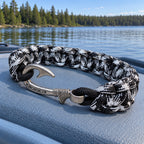 Full Moon Cobra Paracord Fish Hook Bracelet