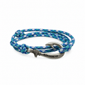 Blue Shock Adjustable Fish Hook Bracelet | Anklet