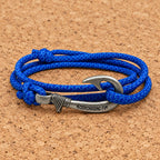 Colonial blue diamond Fish Hook Bracelet | Anklet