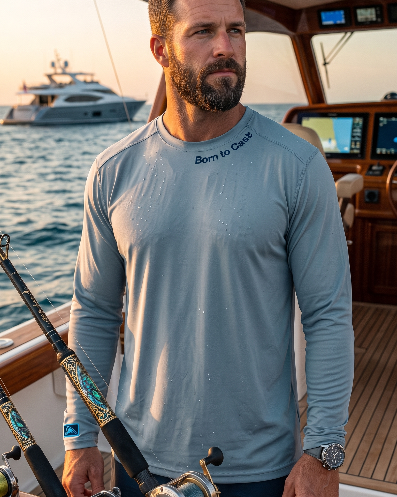 Born to Cast - Long Sleeve Midweight Shirt
