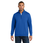 Chasing Fin Reel First. Talk Later. 1/4-Zip Soft Fleece Pullover Long Sleeve Sweatshirt