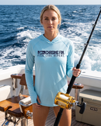 Fish Live Repeat - Ladies Solar Performance Hoodie - Chasing Fin New Collection