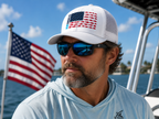 Fish Flag 6-Panel Performance Trucker Hat