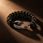Black Diamond Cobra – 550 Paracord Fish Hook Bracelet