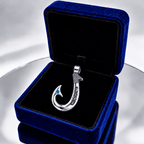 Tanzanite 950 Solid Silver Signature Hook - Artisan Legacy™