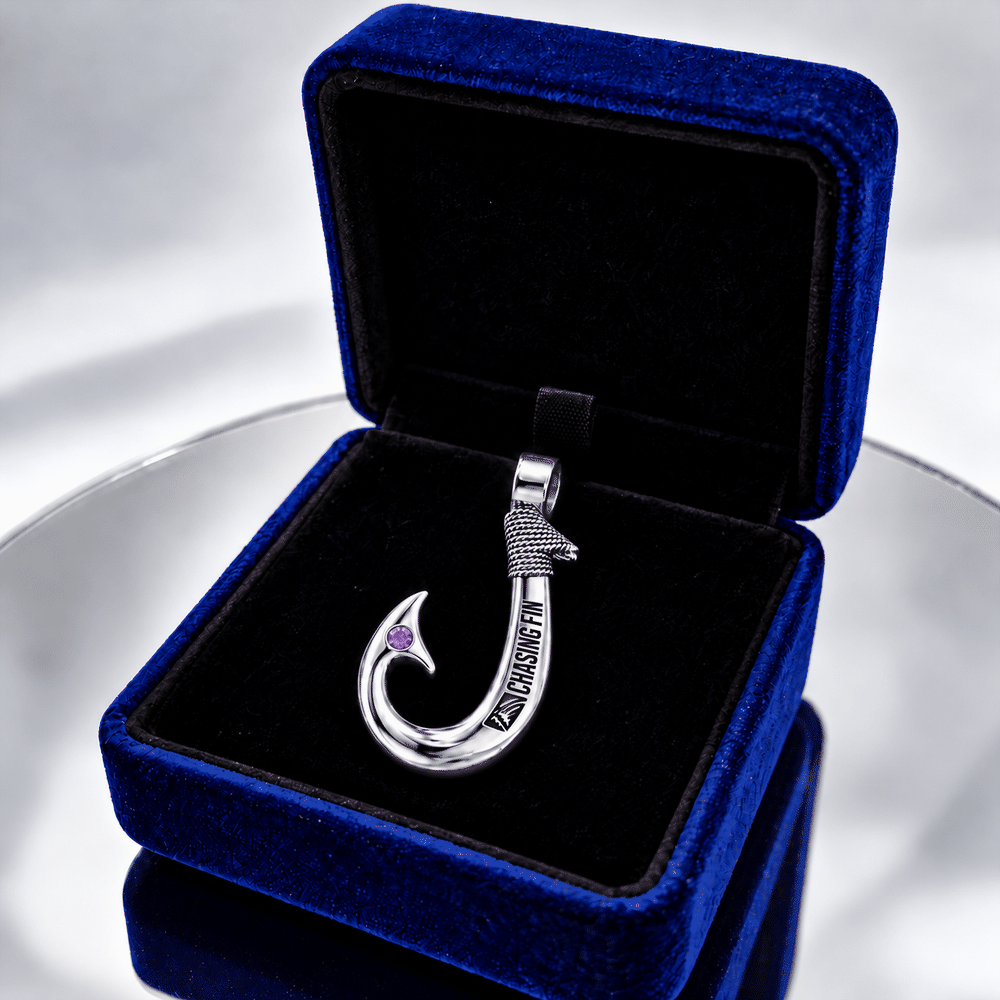 Amethyst 950 Silver Signature Hook - Artisan Legacy™