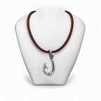 Amethyst 950 Silver Signature Hook - Artisan Legacy™