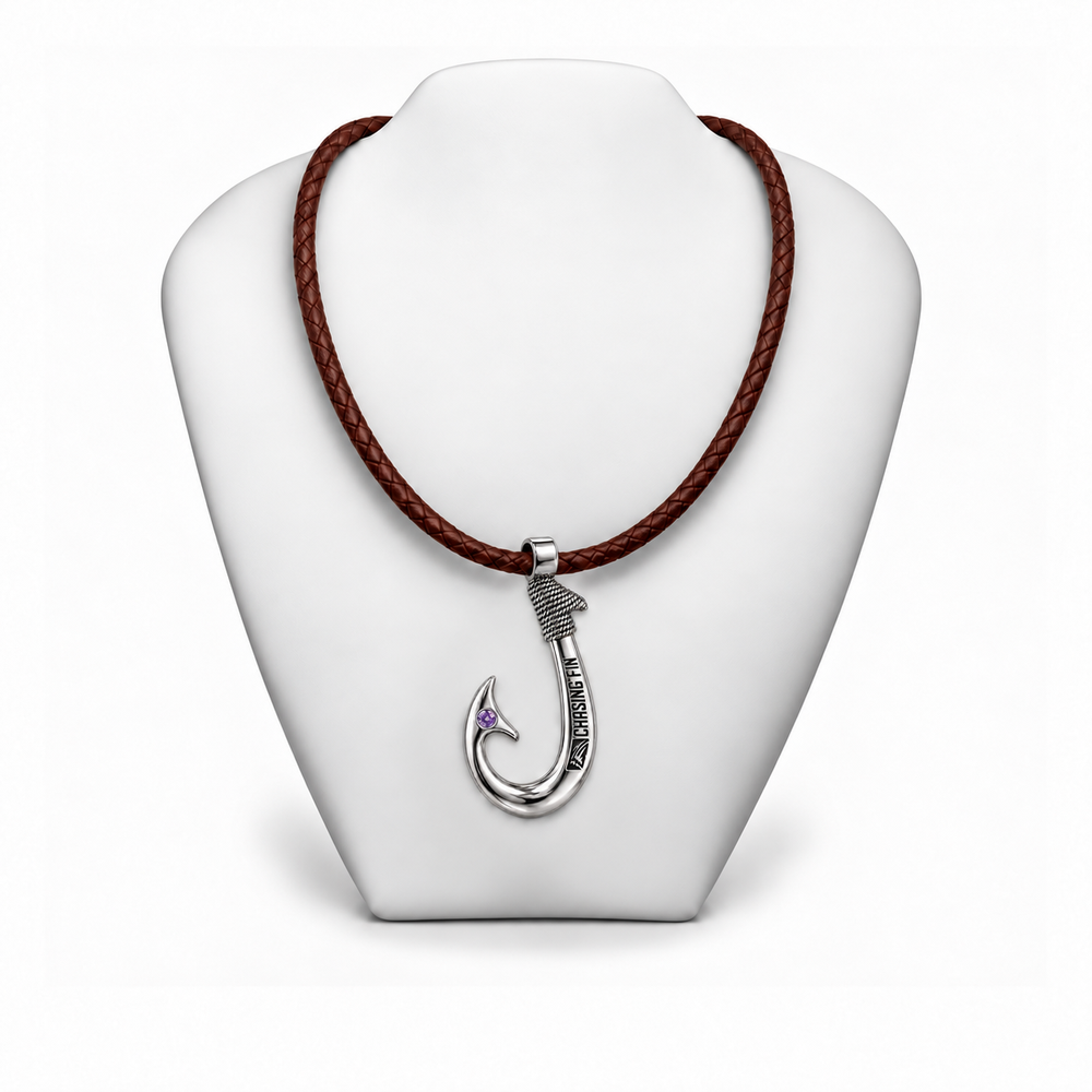 Amethyst 950 Silver Signature Hook - Artisan Legacy™