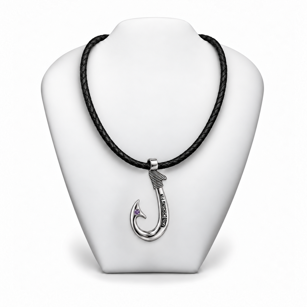 Amethyst 950 Silver Signature Hook - Artisan Legacy™