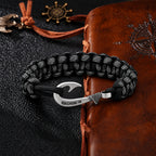 Black Diamond Cobra – 550 Paracord Fish Hook Bracelet