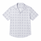 Chasing Fin Exclusive Fish Hook Repeat Pattern Button-Up
