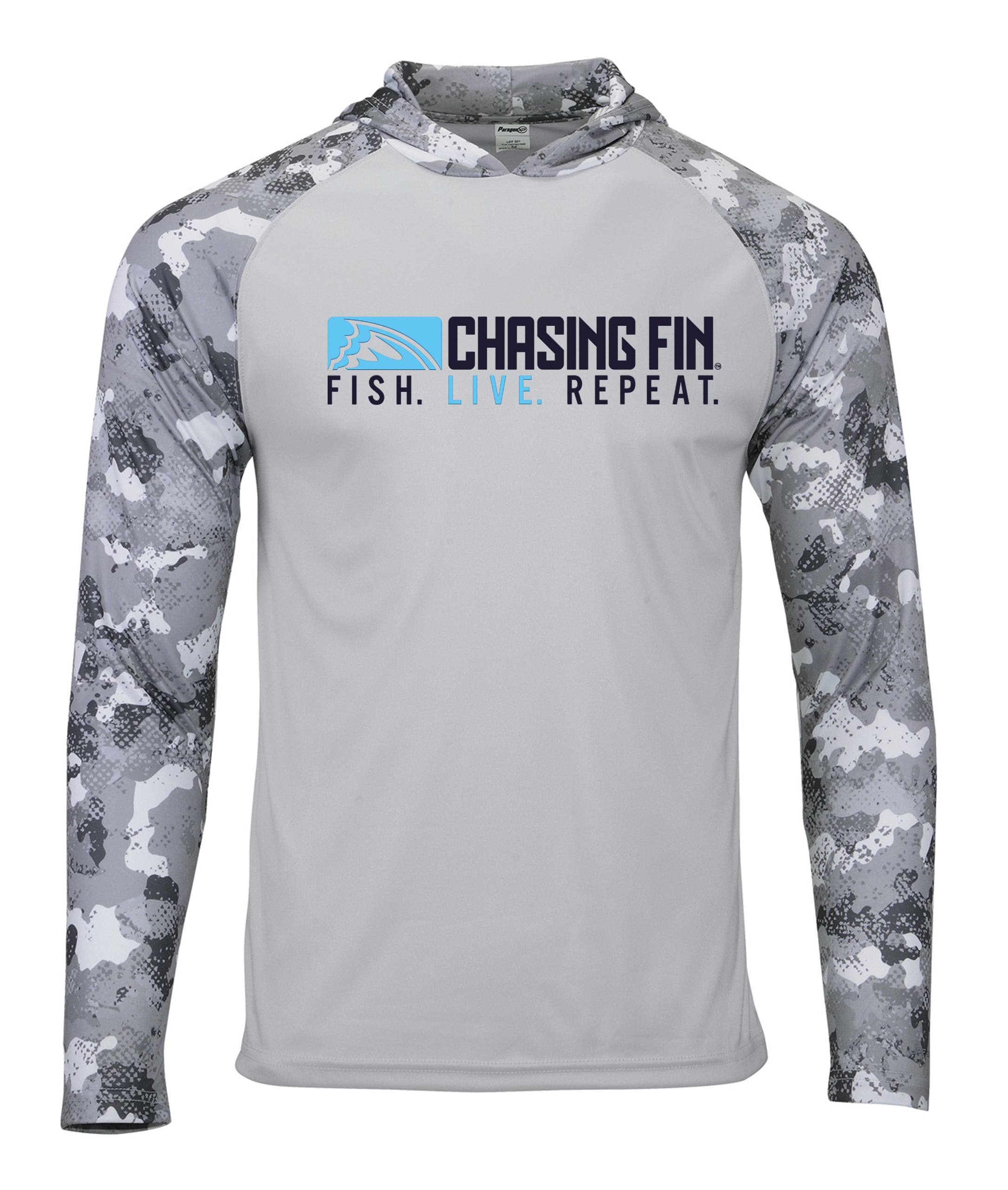 Chasing Fin / FISH. LIVE. REPEAT Tortuga Mangrove Camo Hoodie
