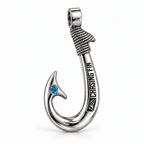 Tanzanite 950 Solid Silver Signature Hook - Artisan Legacy™