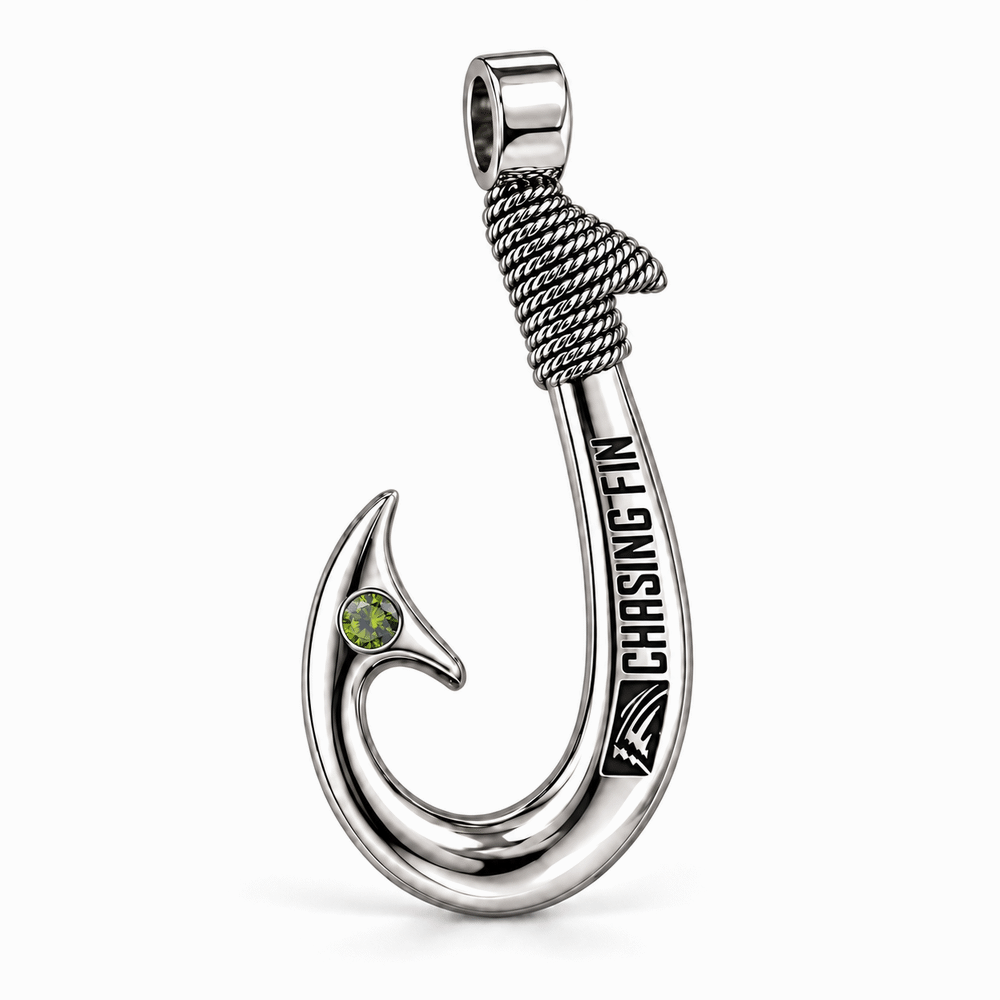 Peridot 950 Solid Silver Signature Hook - Artisan Legacy™