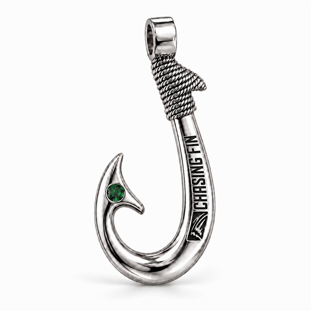 Emerald 950 Solid Silver Signature Hook - Artisan Legacy™