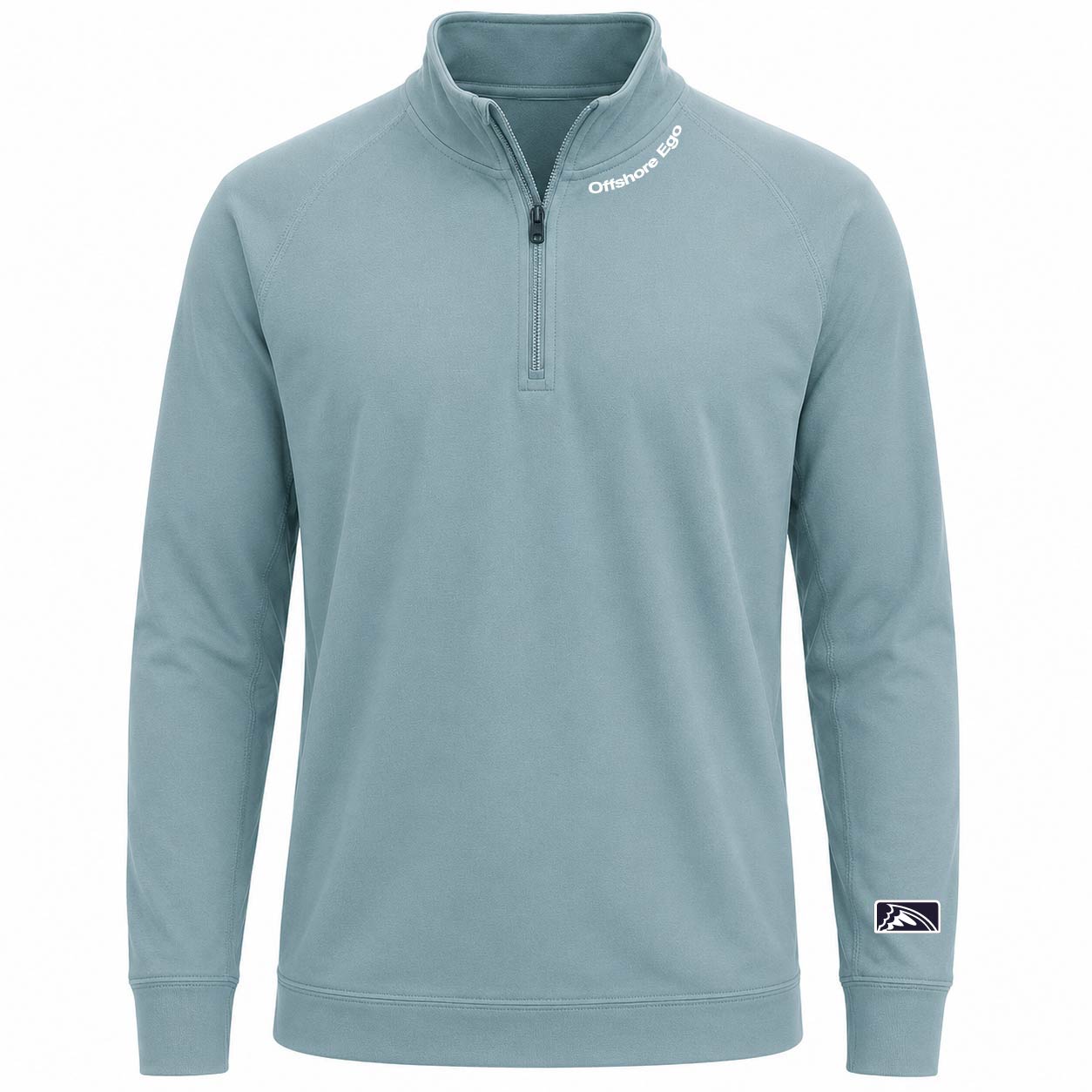 Chasing Fin Premium Performance 1/4 Zip Midweight with "Offshore Ego" Silicone Logo