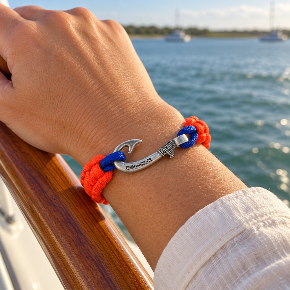 U.S. Coast Guard Tribute Cobra Paracord Bracelet