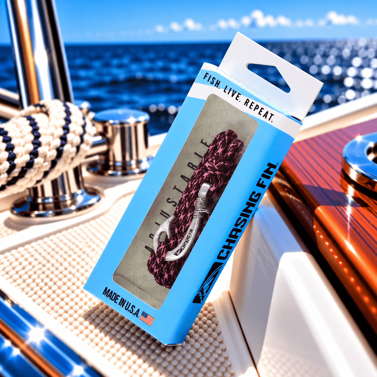 Chocolate Hearts Fish Hook Bracelet | Anklet