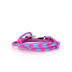 Cotton Candy Adjustable Fish Hook Bracelet- Glow with black light
