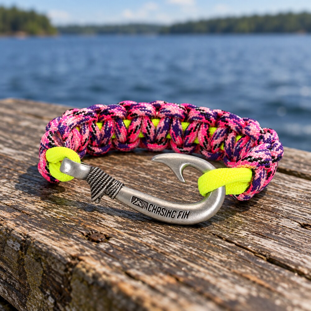 Country Girl Cobra Braid Fish Hook Bracelet