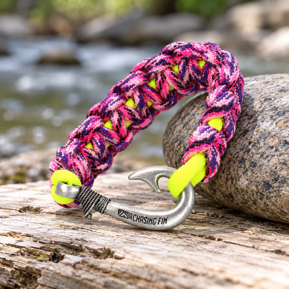 Country Girl Cobra Braid Fish Hook Bracelet