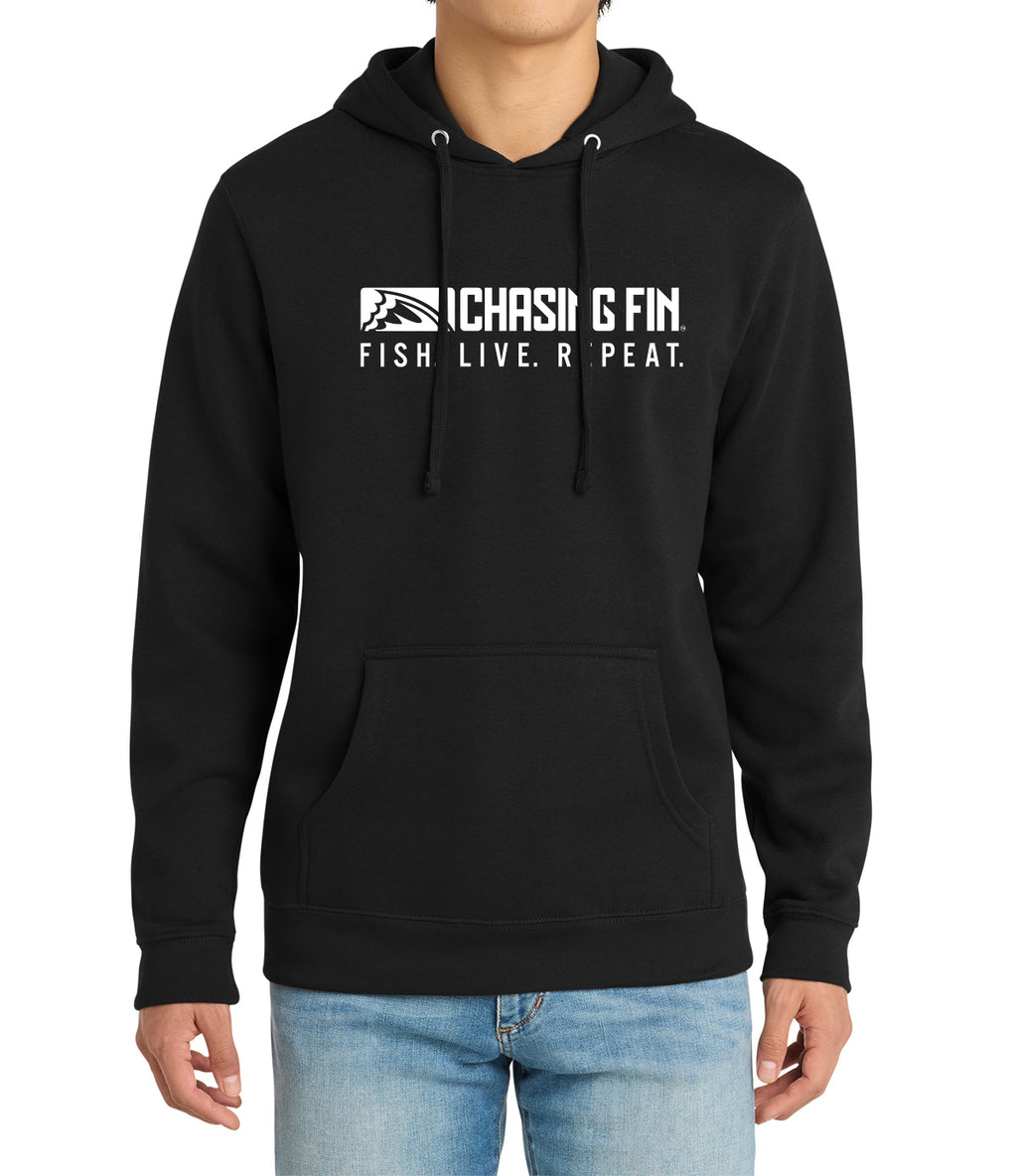 Freshwater Reaper Fleece Pullover Hoodie---Black New arrival