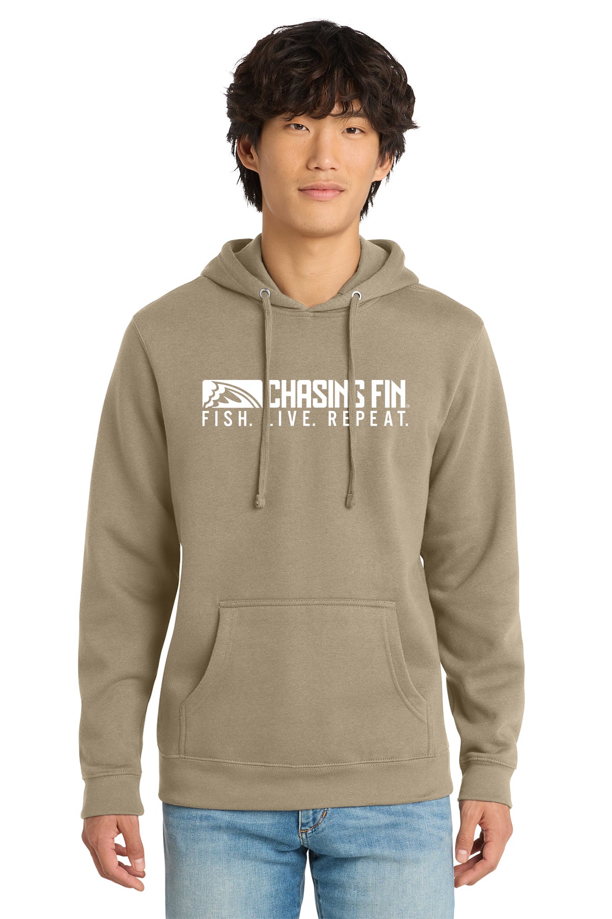 Sand Saltwater Reaper Fleece Pullover Hoodie