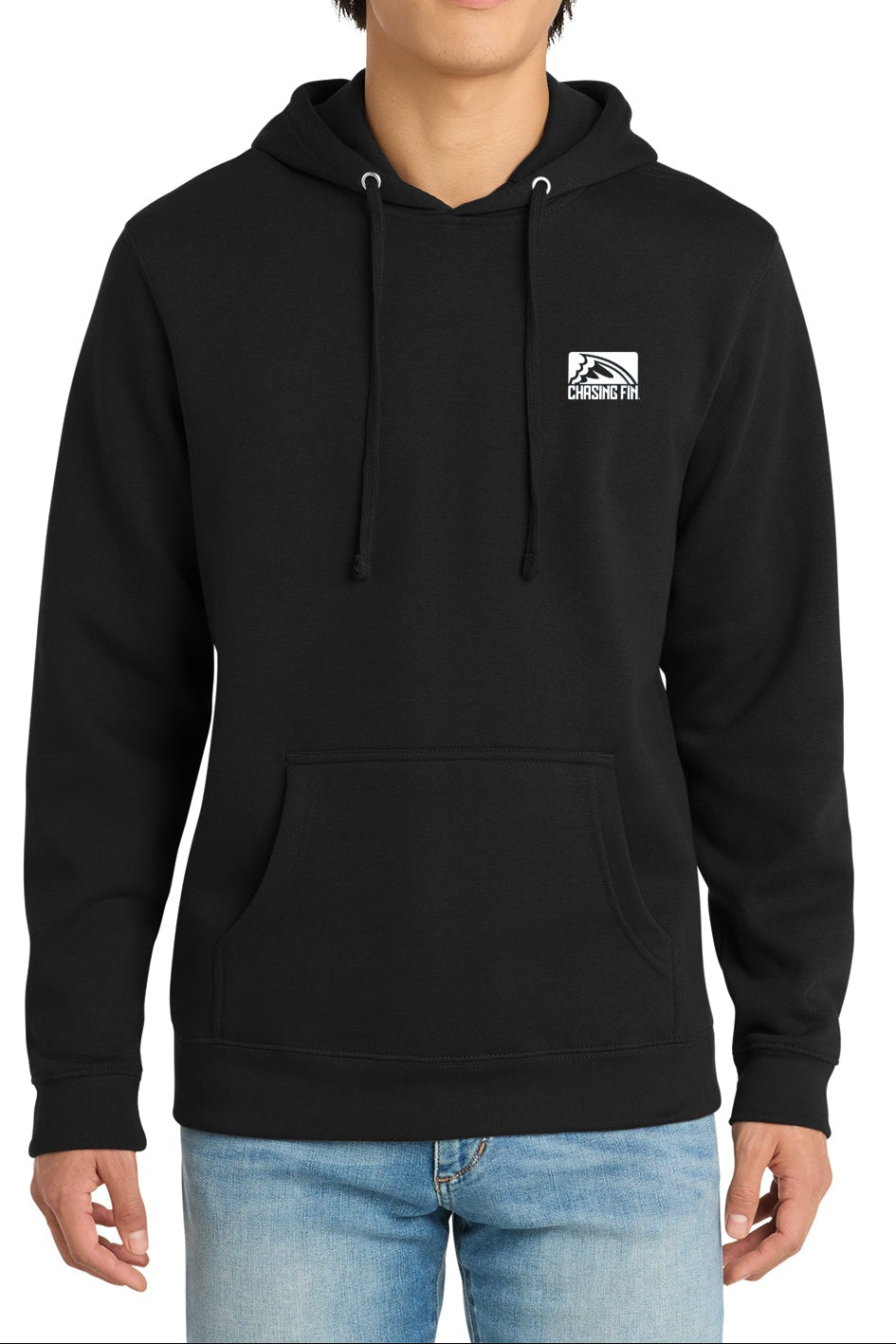 Freshwater Reaper Fleece Pullover Hoodie---Black New arrival