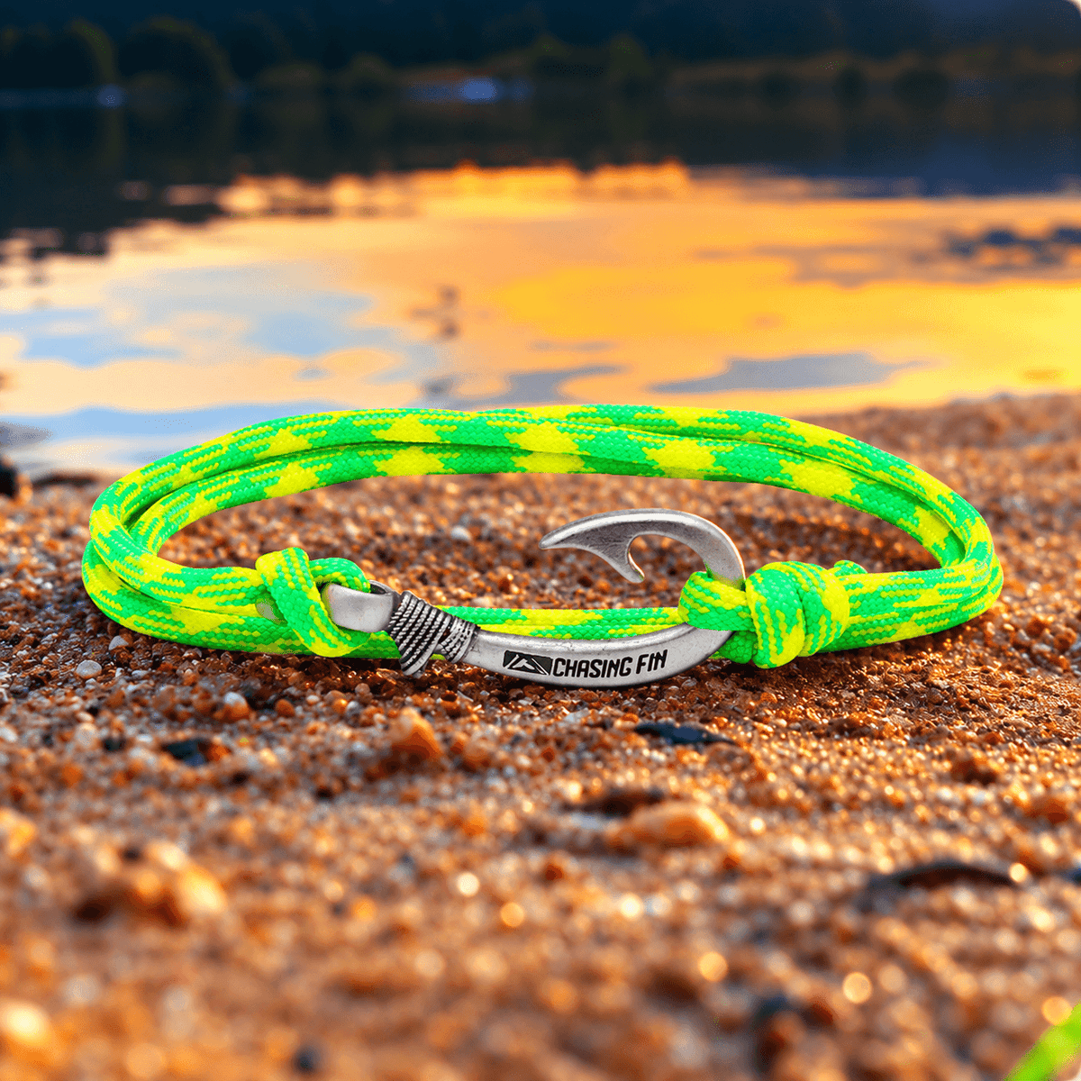 Dayglow Fish Hook Bracelet | Anklet