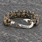 Desert Storm Cobra Braid Fish Hook Bracelet