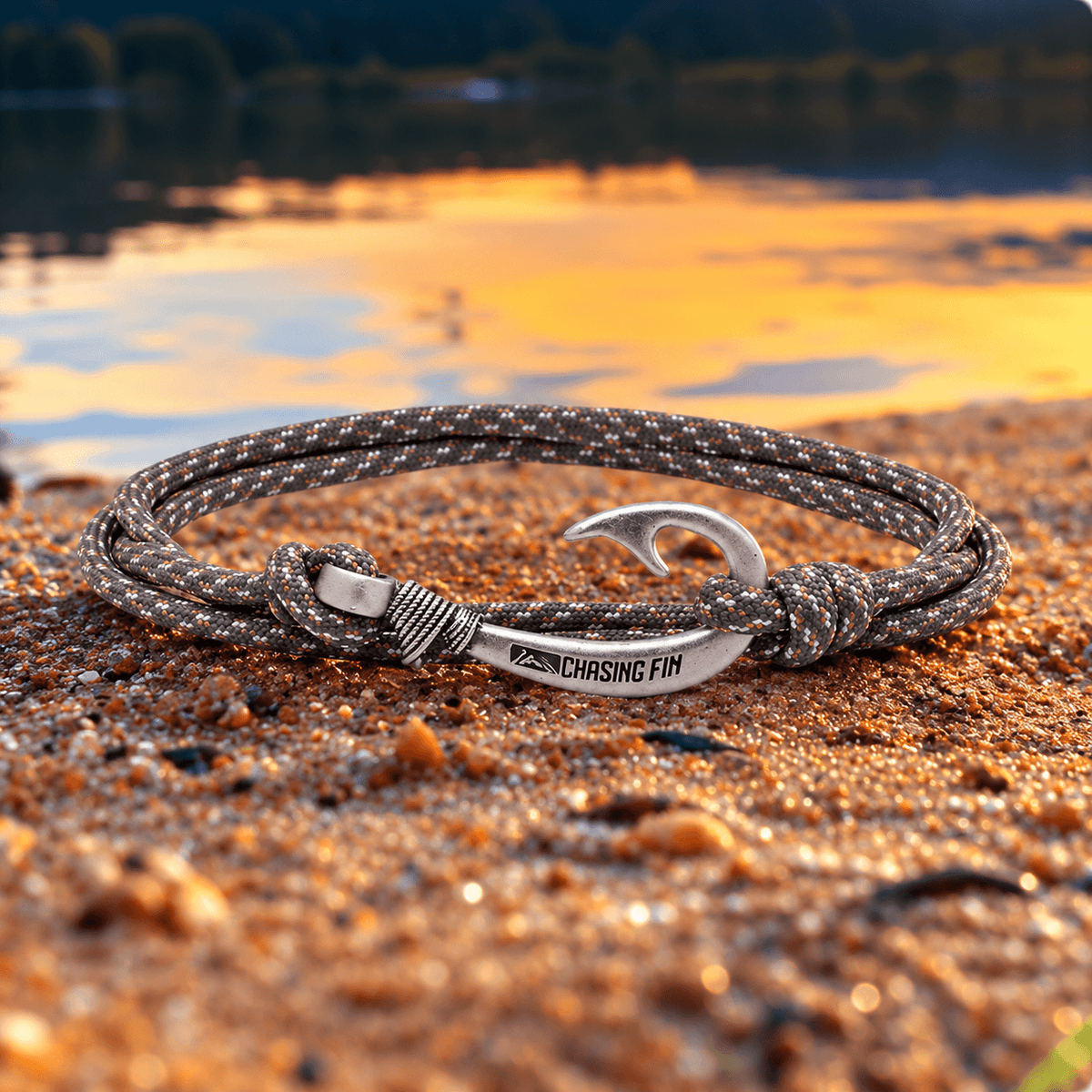 Digital Camo Fish Hook Bracelet | Anklet