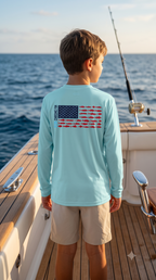 Flag New Edition Youth Performance Long Sleeve Shirt