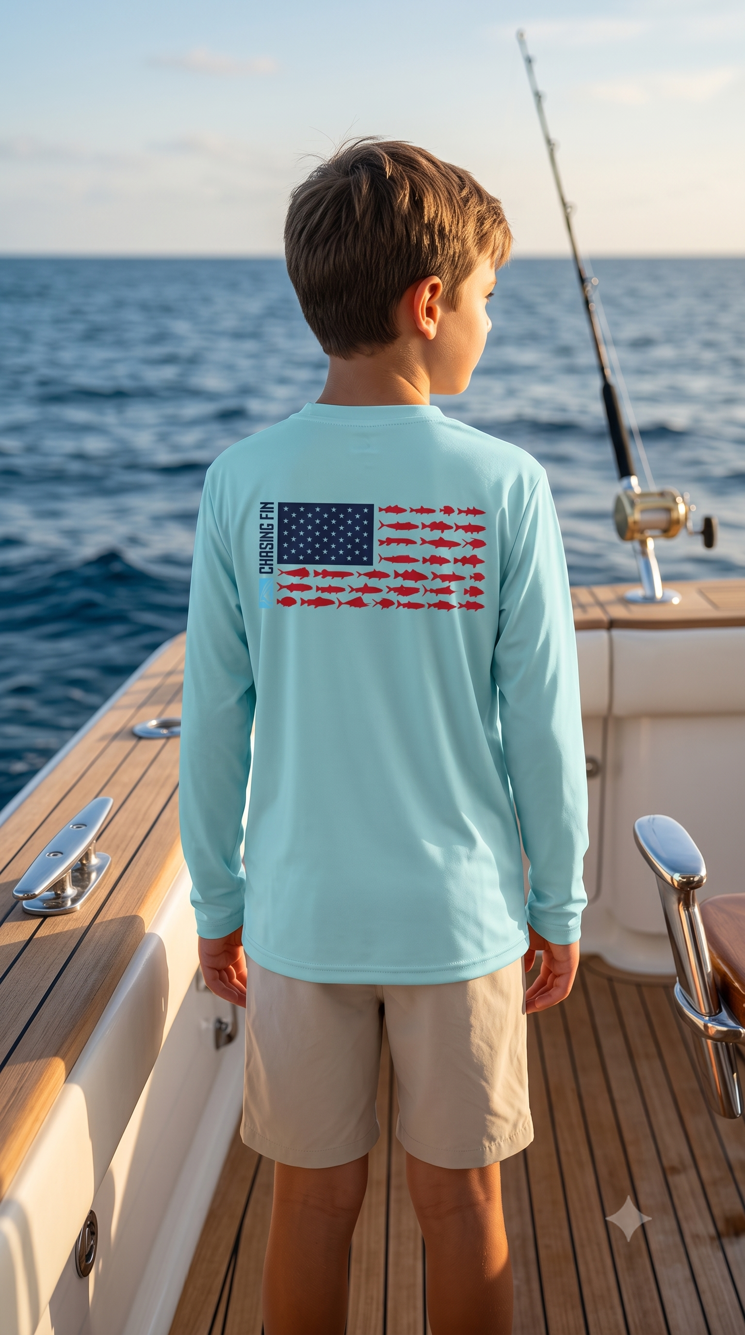 Flag New Edition Youth Performance Long Sleeve Shirt