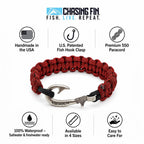 Firefighter Tribute Cobra Paracord Bracelet