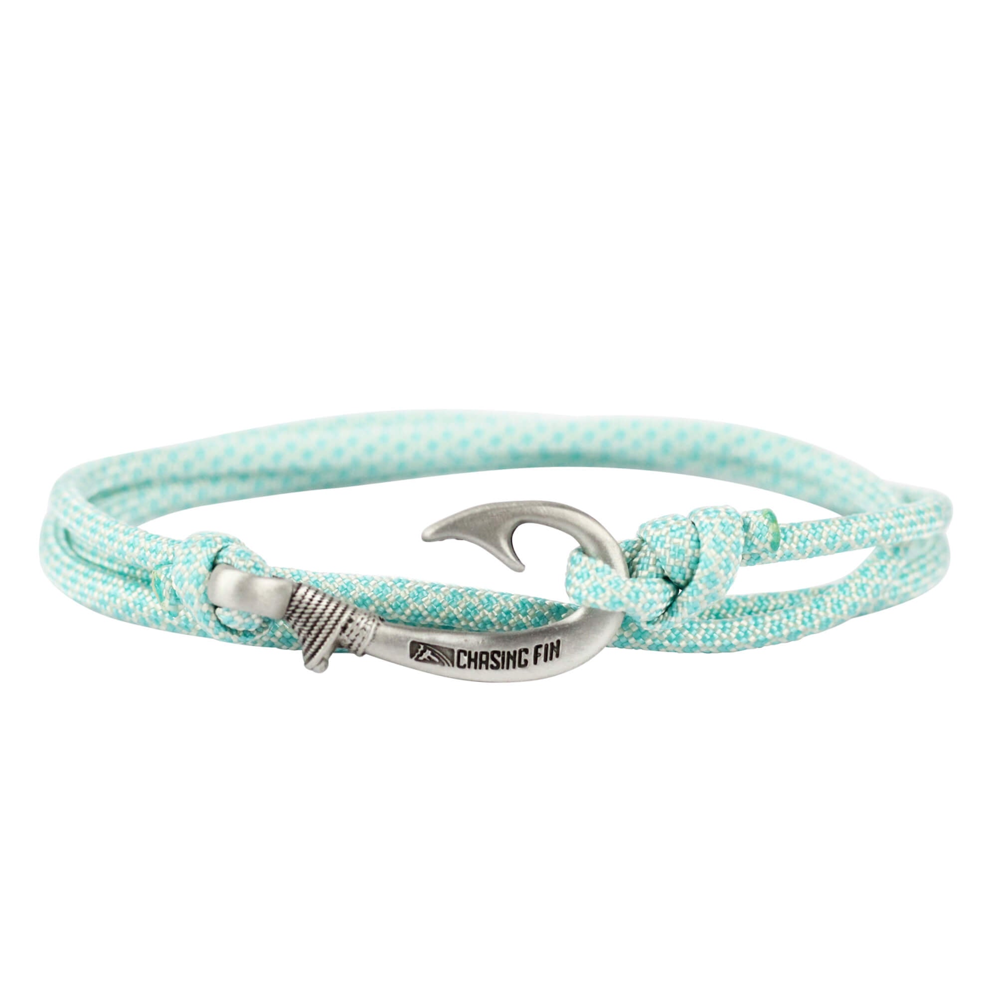 Turquoise Diamonds Fish Hook Bracelet | Anklet