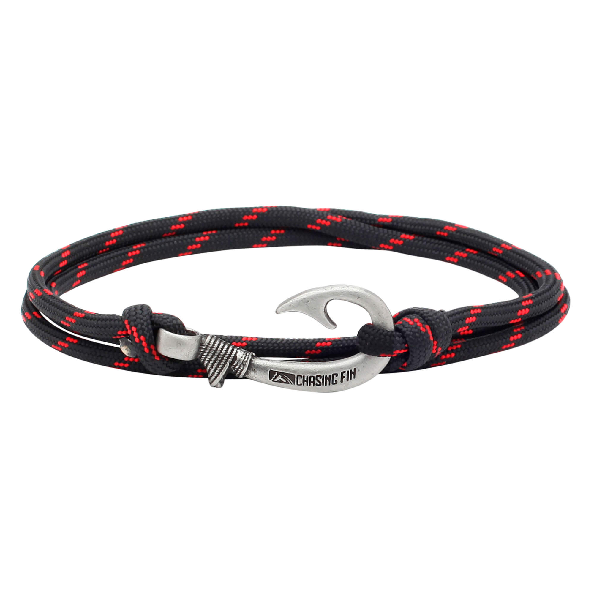 Thin Red Line Fish Hook Bracelet | Anklet