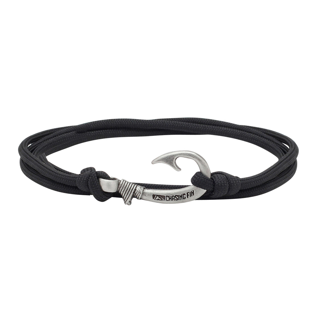 Black Fish Hook Bracelet | Anklet