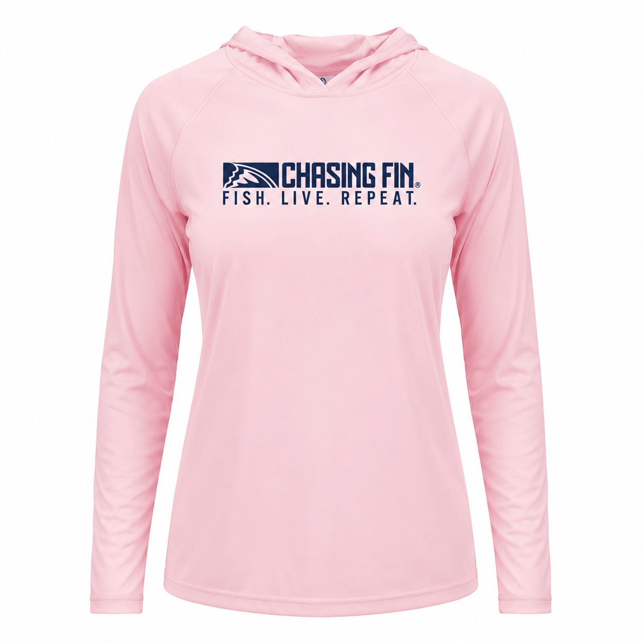 Fish Live Repeat - Ladies Solar Performance Hoodie - Chasing Fin New Collection
