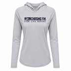 Fish Live Repeat - Ladies Solar Performance Hoodie - Chasing Fin New Collection
