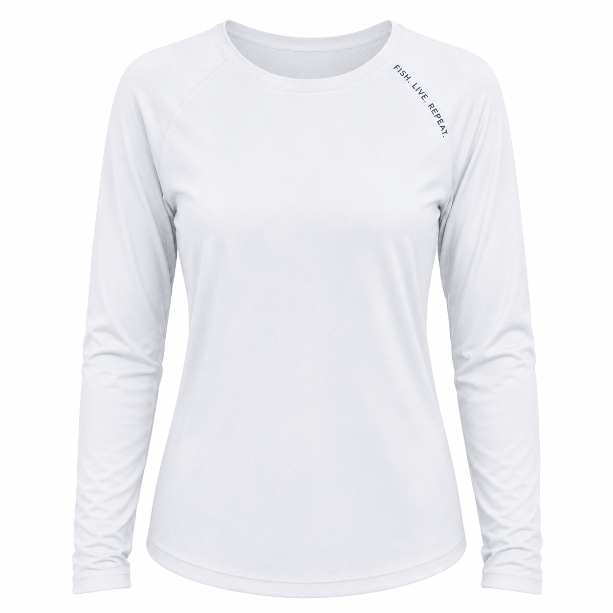 Fish Live Repeat - Ladies Solar Performance Long Sleeve - Chasing Fin
