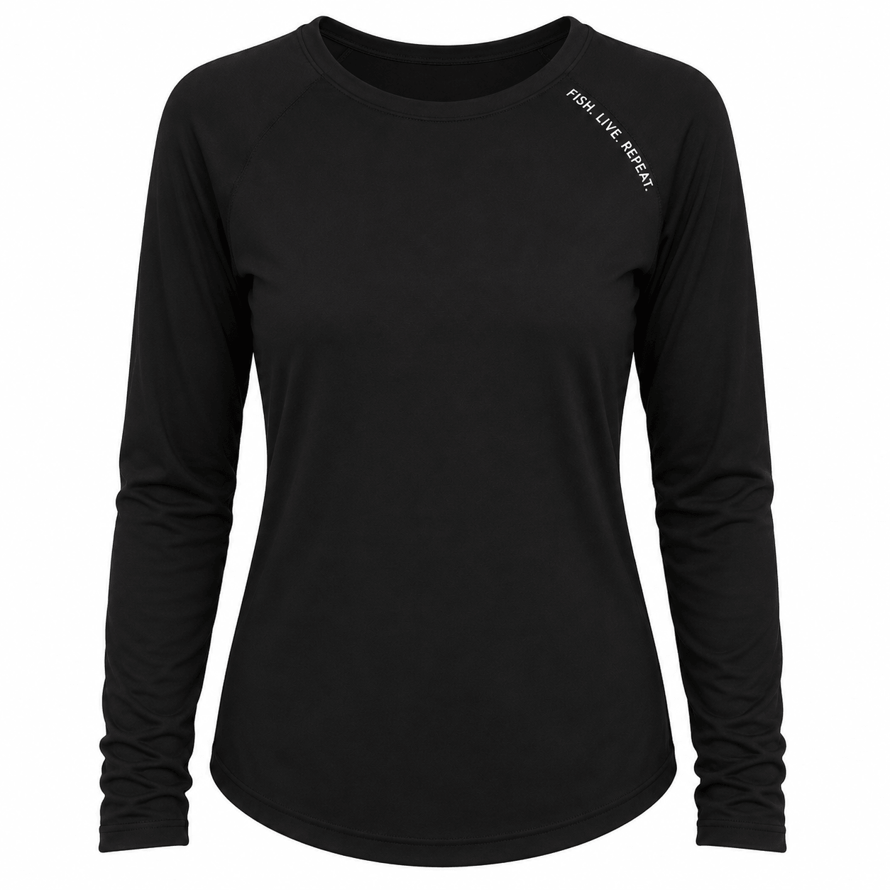 Fish Live Repeat - Ladies Solar Performance Long Sleeve - Chasing Fin
