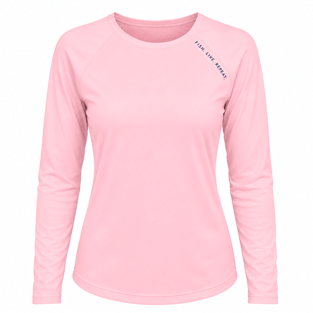 Fish Live Repeat - Ladies Solar Performance Long Sleeve - Chasing Fin
