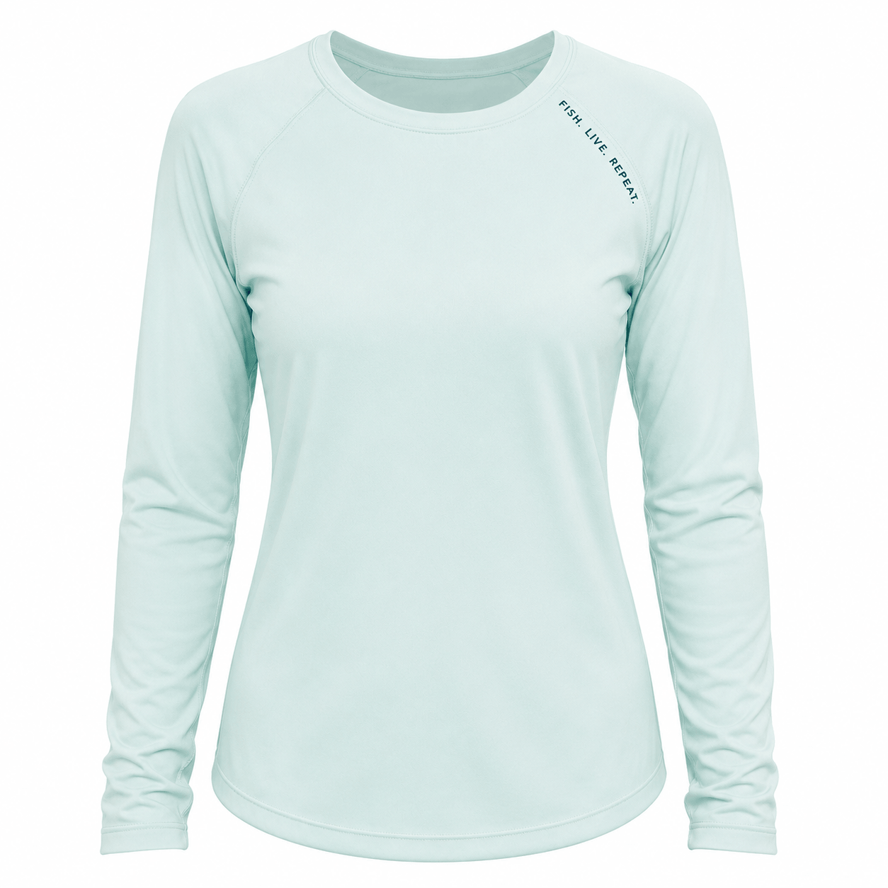 Fish Live Repeat - Ladies Solar Performance Long Sleeve - Chasing Fin
