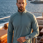 Fish Live Repeat - Performance Quarter Zip Pullover | UPF 50+ Outdoor
