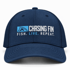 Fish Live Repeat® Silicone Richardson Performance Hat – Light Blue