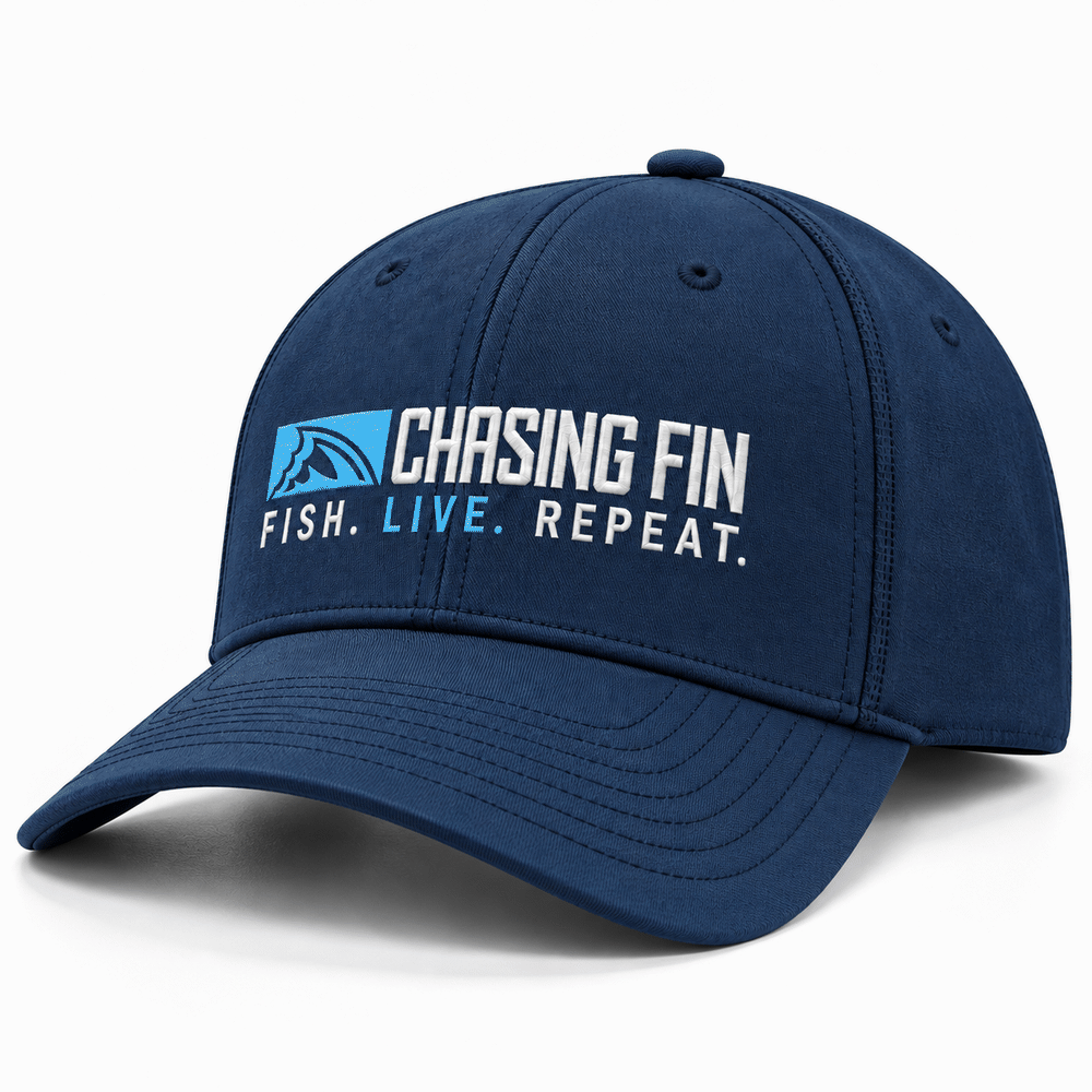 Fish Live Repeat® Silicone Richardson Performance Hat – Light Blue