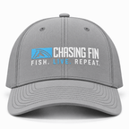 Fish Live Repeat® Silicone Richardson Performance Hat – Light Grey