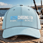 Fish Live Repeat® Silicone Richardson Performance Hat – Soft Blue