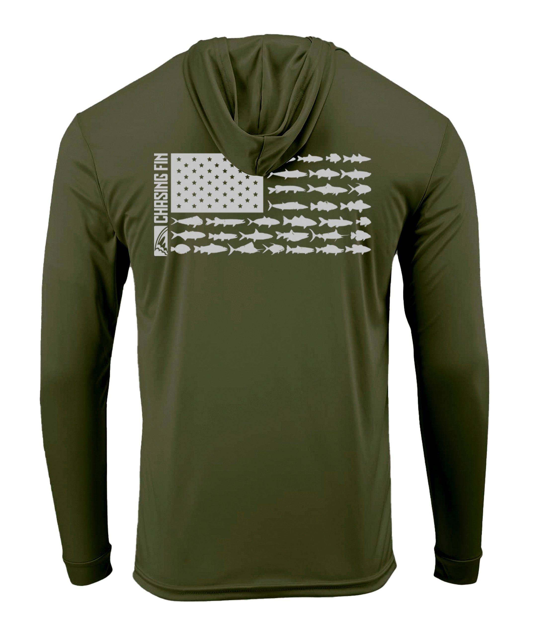 Flag New Edition Performance Hoodie - Chasing Fin Limited Edition America's
