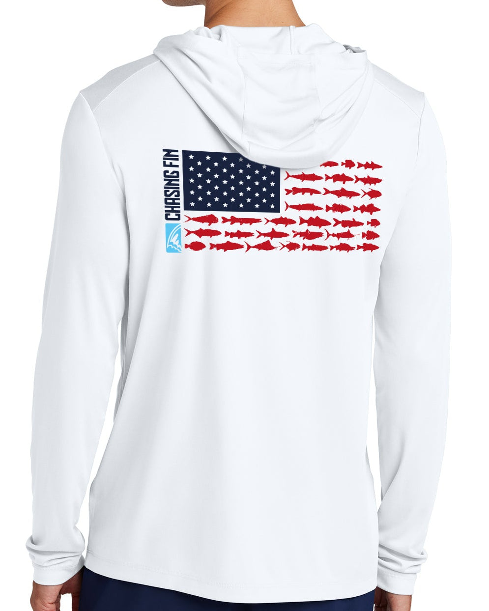 Flag New Edition Performance Hoodie - Chasing Fin Limited Edition America's
